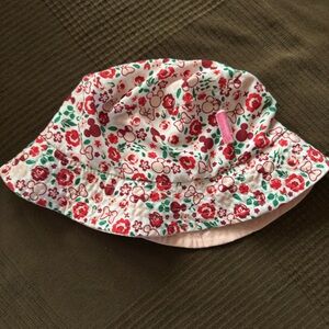 Disney Pink and Red Floral Kids Hat